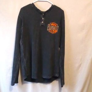 Affliction long sleeve thermal shirt